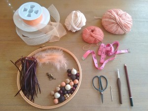 00. Materiales como hacer atrapasueños tutorial trizas y trazos