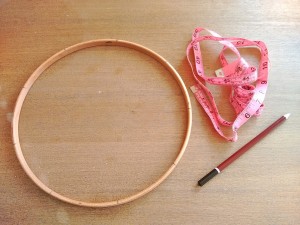 02. Marcar bastidor como hacer atrapasueños tutorial trizas y trazos