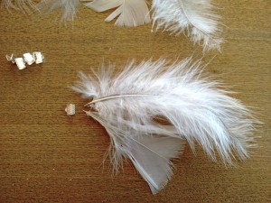 03. Adornos cintas colocar plumas como hacer atrapasueños tutorial trizas y trazos