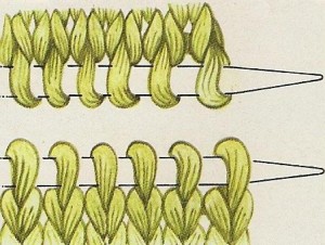 Cómo hacer remallado grafting costura invisible punto jersey 01