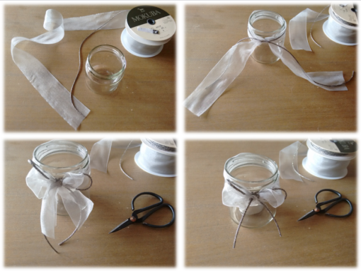 04 Tutorial cómo adornar velas cintas trizas y trazos - vela 4